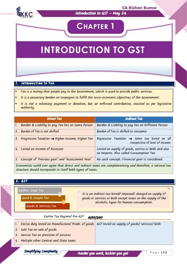 First page of GST CHALISA BY KISHAN KUMAR
