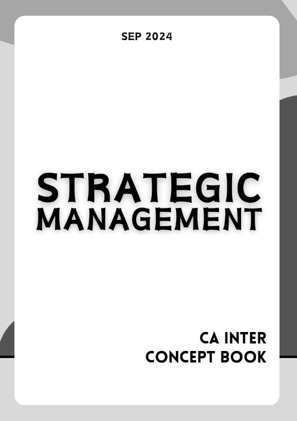 First page of Strategic Management Summary Notes