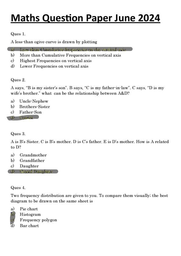 First page of MATHS June 24 PAPER