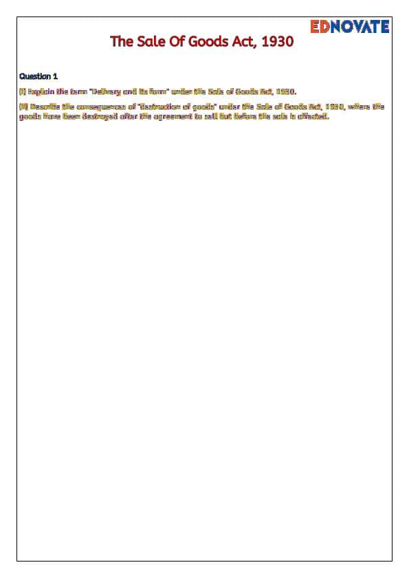 First page of SOGA PYQS RTPS| Ednovate