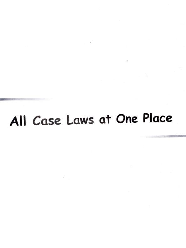 First page of All case laws at one place.🔥