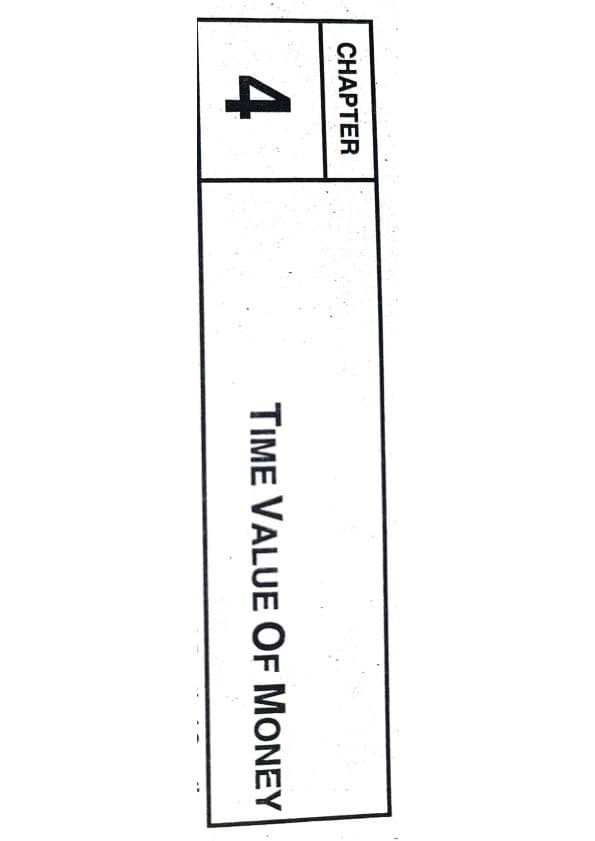 First page of Time value of money pyps