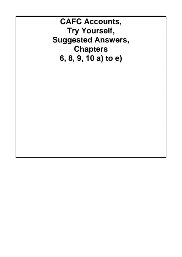 First page of Ca foundation