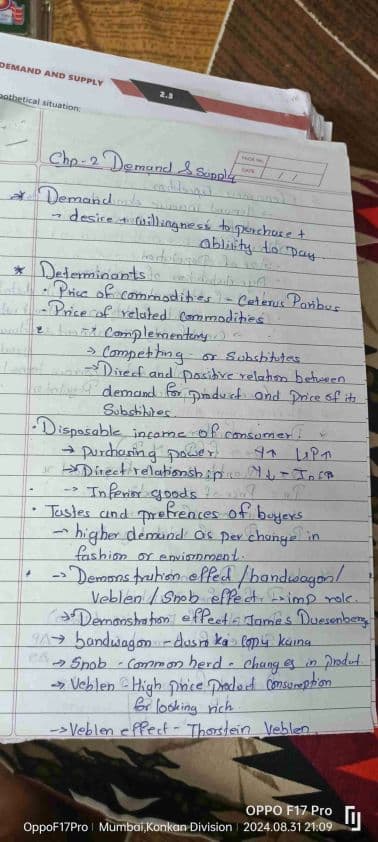 First page of Economics notes Do give trophies