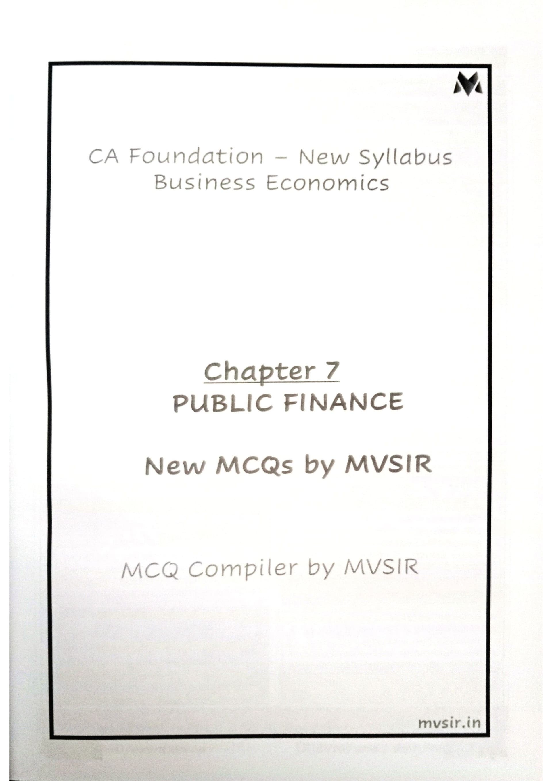 First page of Mv sir compiler