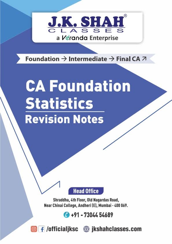First page of Ca foundation stat notes