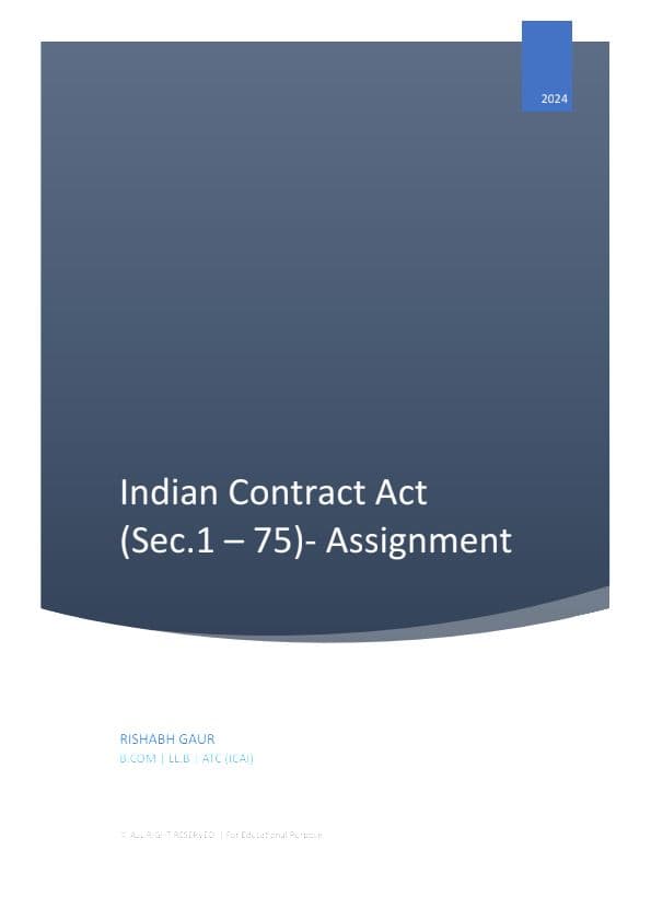 First page of Practice questions by rishabh guar sir
