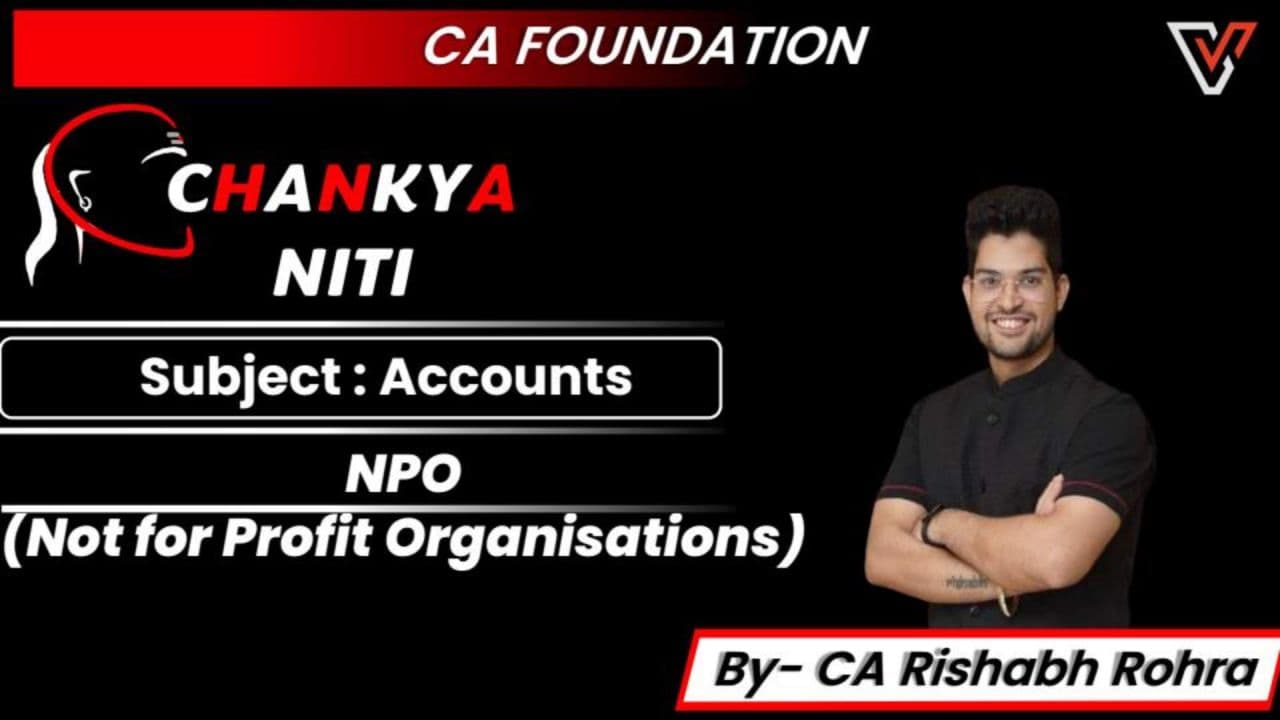 First page of Npo notes by CA Rishabh Rohra
