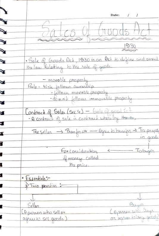 First page of Soga notes