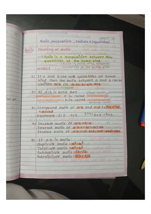 First page of Ch 1 maths