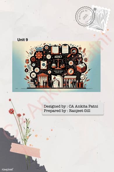 First page of Indian Contract Act Unit 9