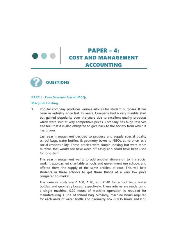 First page of Jan 25 RTP Costing