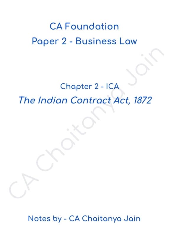 First page of ICA UNIT 5 BY CJ SIR