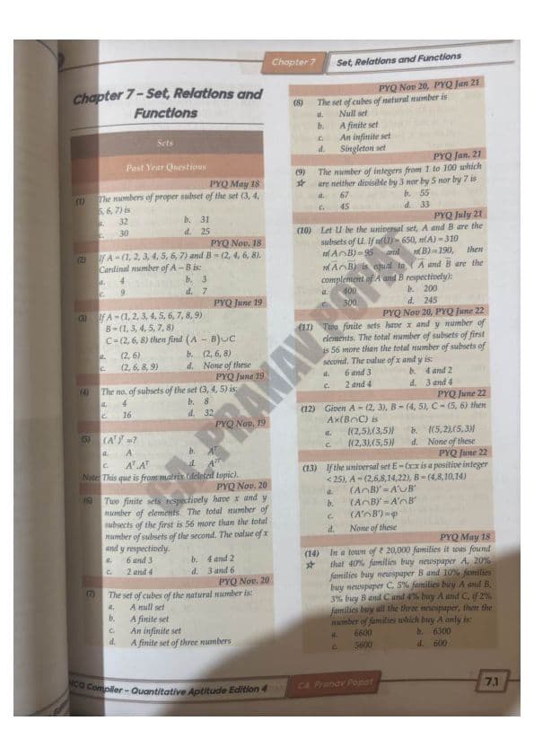 First page of Pranav Popat sir mcq compiler chp 7