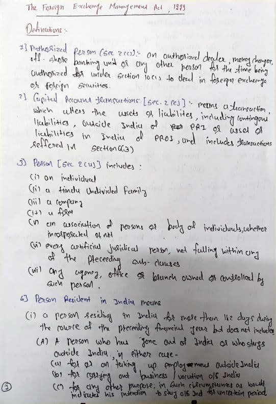 First page of FEMA hand written notes Relevant for may 25 and onward exams
