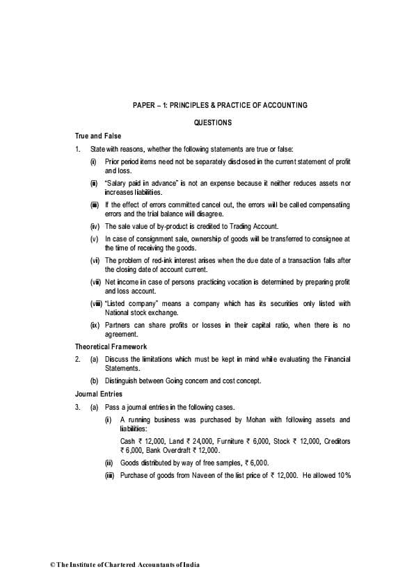 First page of pape 1 you have to attempt only few questions, because this is old paper and you know very well which question have to attempt.
