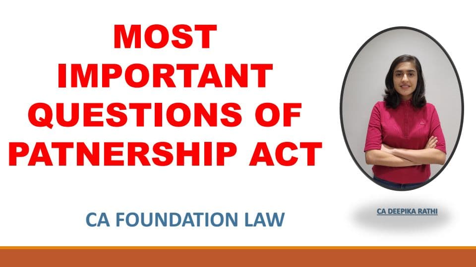 First page of Partnership Act