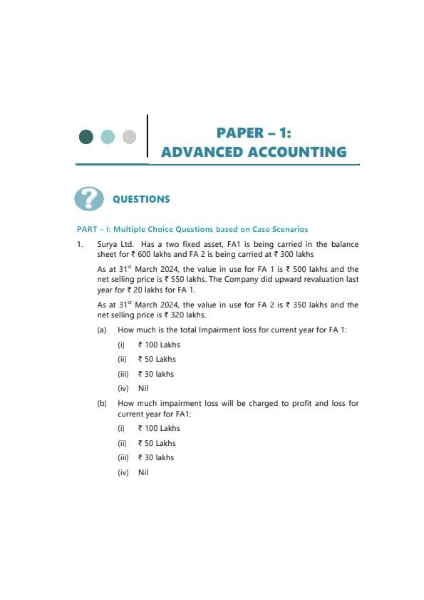 First page of Accountancy