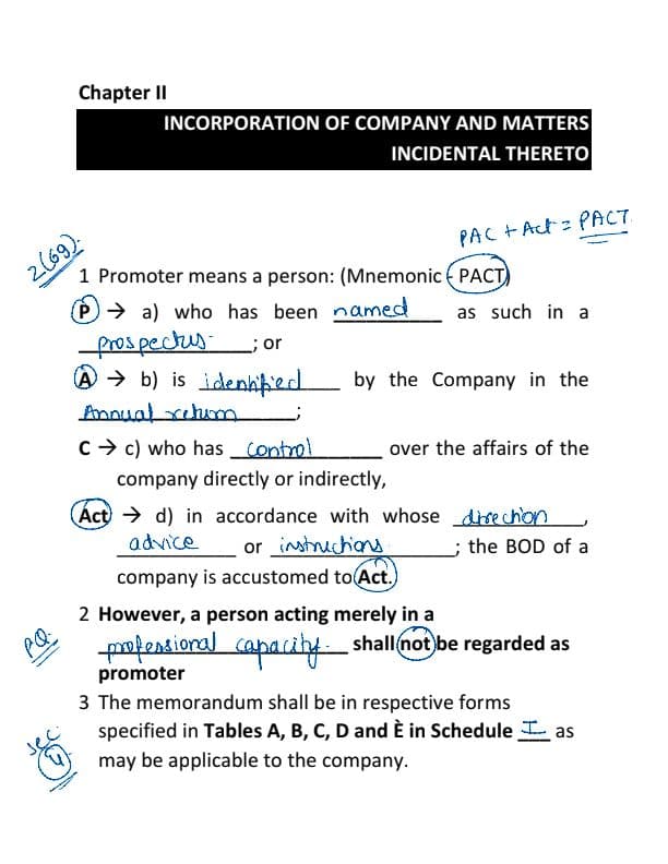 First page of Ca inter