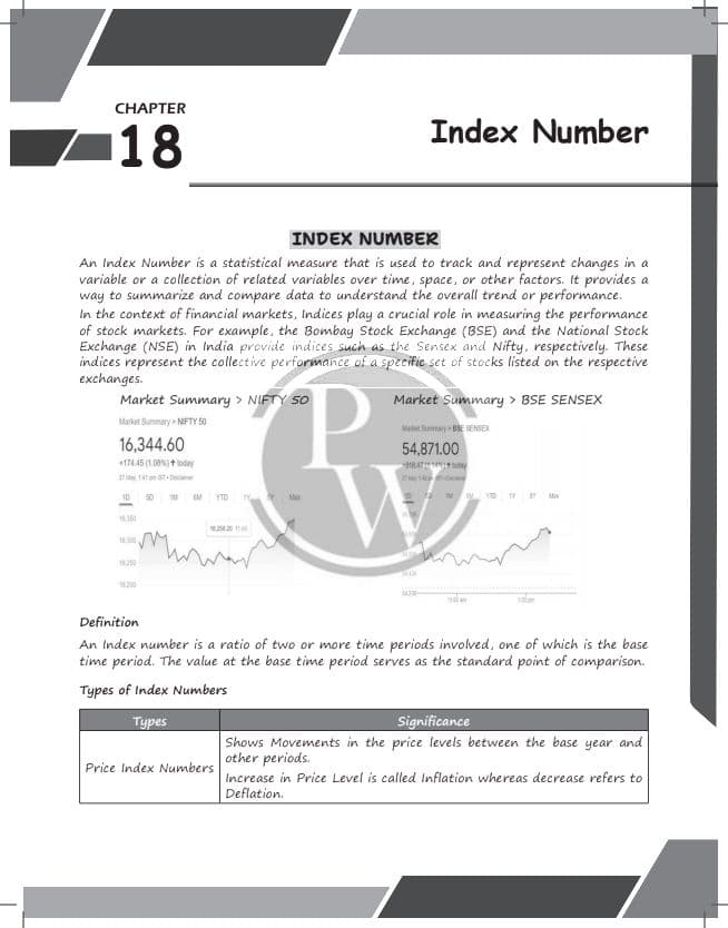 First page of Ca foundation Quantitative aptitude chapter 18.