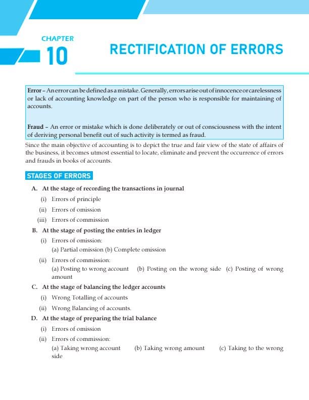 First page of CA foundation Account by PW