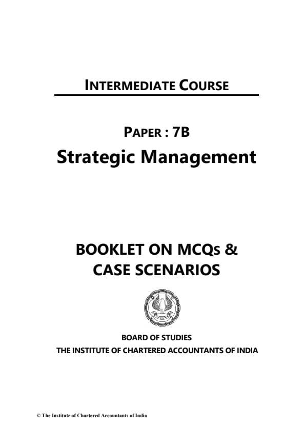 First page of Icai bos mcqs sm