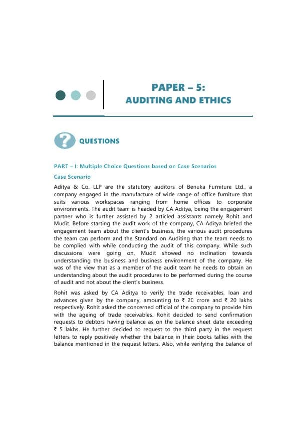 First page of Audit May'25 RTP