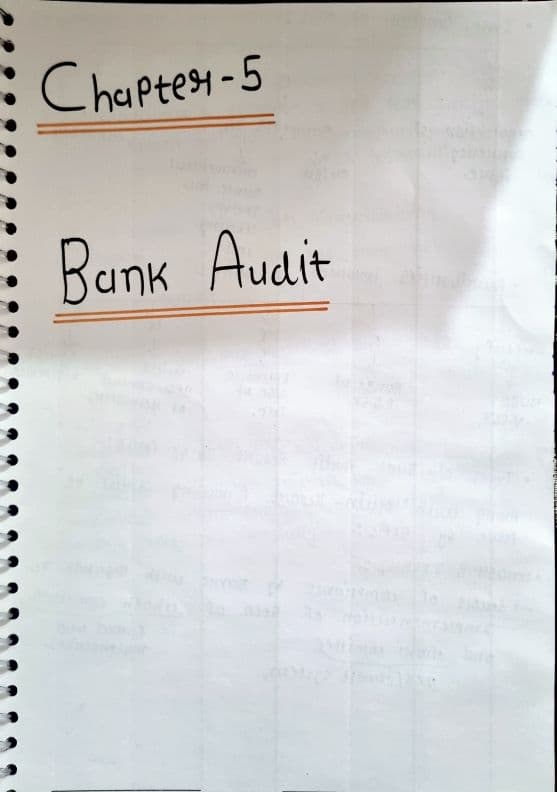 First page of AUDIT Handwritten notes Chapter 10