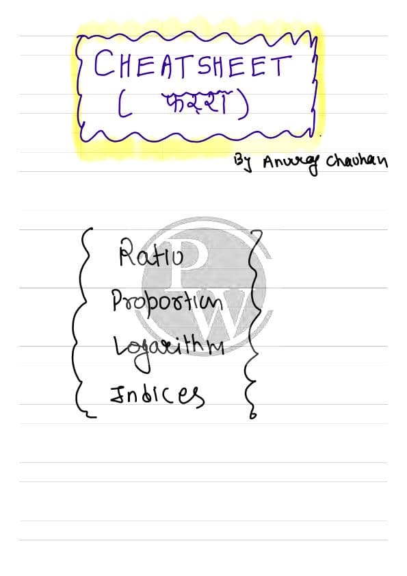 First page of Quantitative aptitude chapter 1