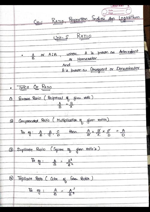 First page of Whole QA formula book