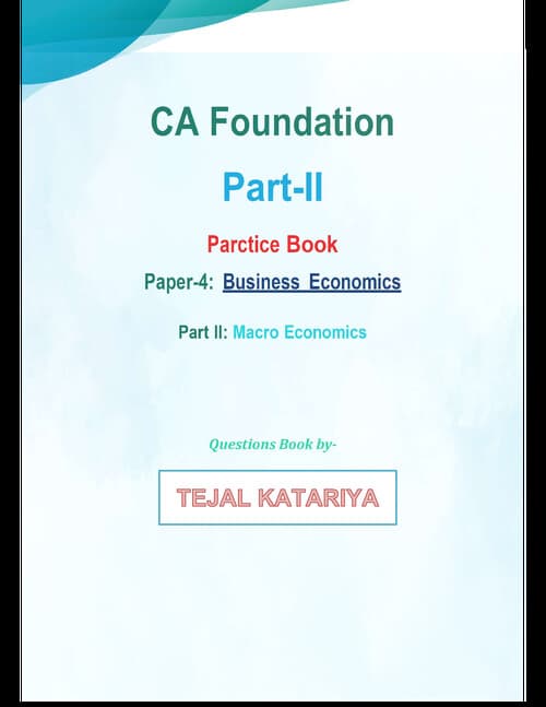 First page of Macroeconomics Practice MCQ