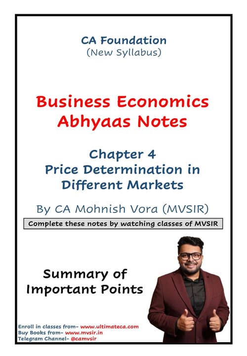 First page of Economics notes