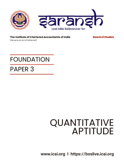First page of Saaransh by icai