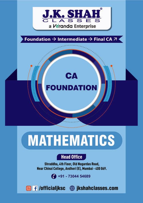 First page of Mathematics jk shah concept book
