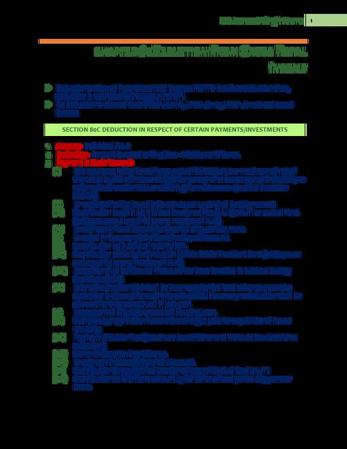 First page of PW JASMEET SIR ( DT : Deduction from Gross Total Income)