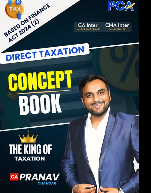 First page of DIRECT TAXATION PRANAV CHANDAK sep 25 jan 26