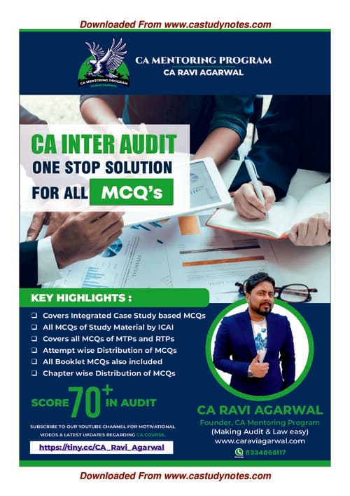 First page of Audit notes