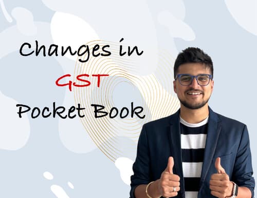 First page of GST pocket book by Amit mahajan