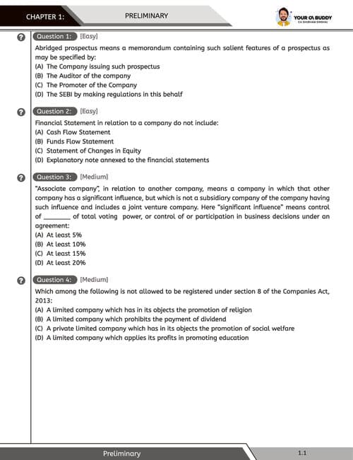 First page of Law latest MCQ all chapter by Subham Singhal sir