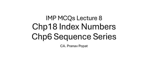First page of Imp MCQ of quantitative aptitude ch 18 and 6