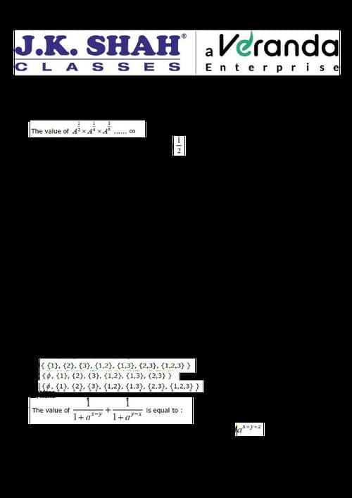 First page of Jksc full syllabus QA mock paper