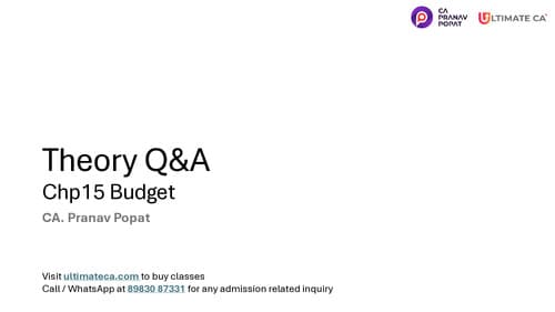 First page of Costing Theory Q &A Chp 15