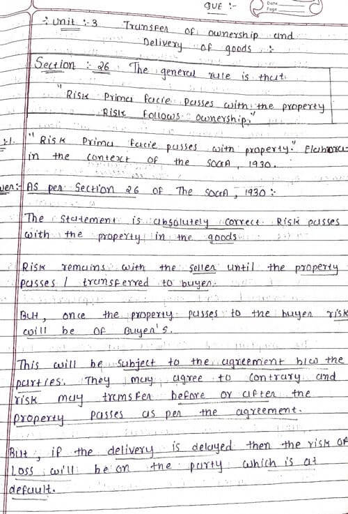 First page of SOGA UNIT 3&4