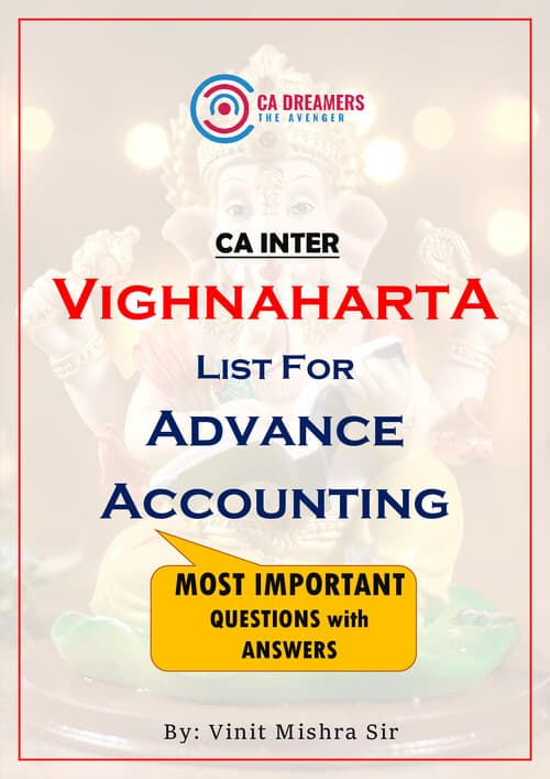 First page of All important questions of Advanced Accounting compiler.