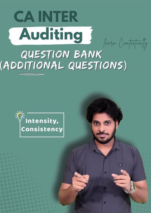 First page of Audit additional questions for practice