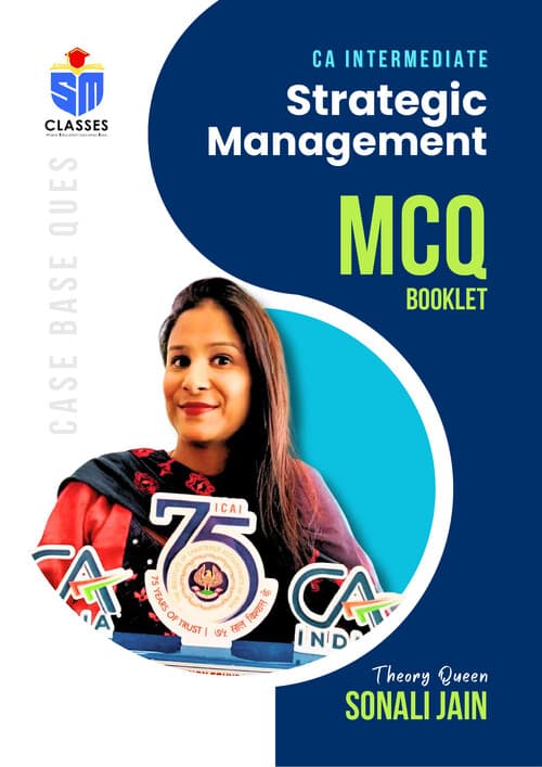 First page of CA INTER SM MCQ booklet