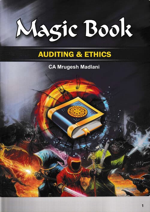 First page of Audit Magic Book - Mrugesh Madlani Sir The Best Audit Summary Notes in just 80 pages. All the Chapters are covered