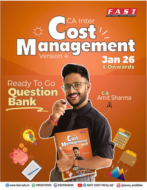 First page of Costing question bank -CA AMIT SHARMA