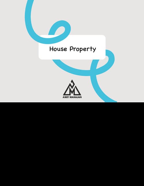 First page of House Property notes by CA Amit Mahajan Sir for Jan 26.