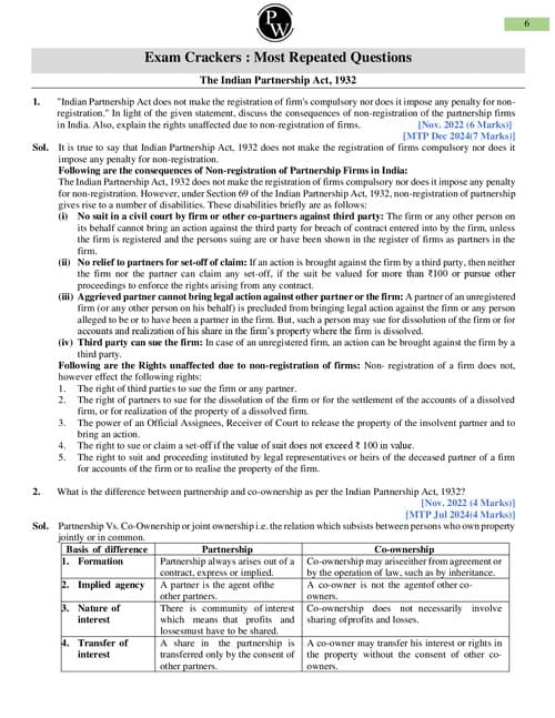 First page of Most Repeated Questions - Business Laws (IMPORTANT) #MUSTSEE! #DoCheckout!!!!!